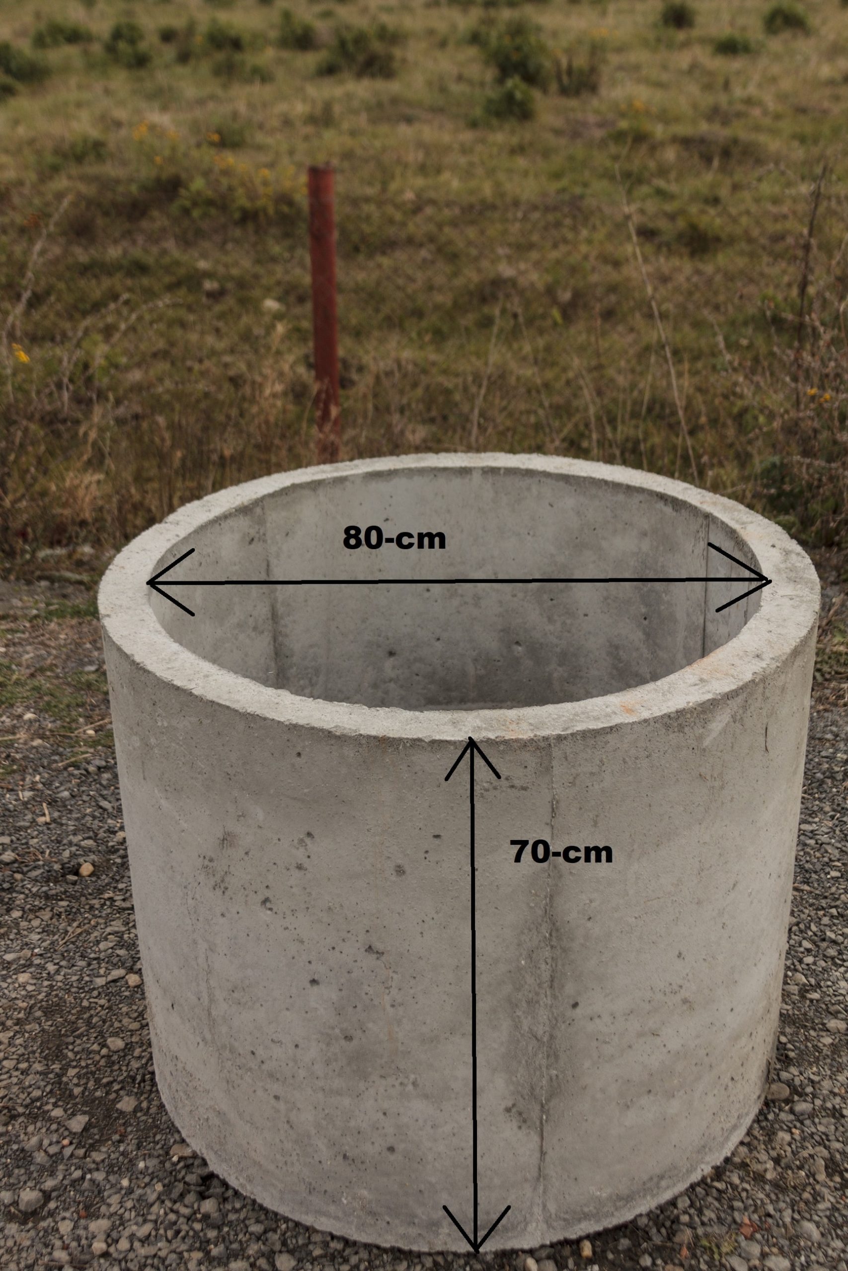Tuburi din beton armat pentru fântână